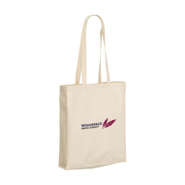 Logo trade promotional giveaway photo of: Natural Square Bag (165 g/m²) cotton bag
